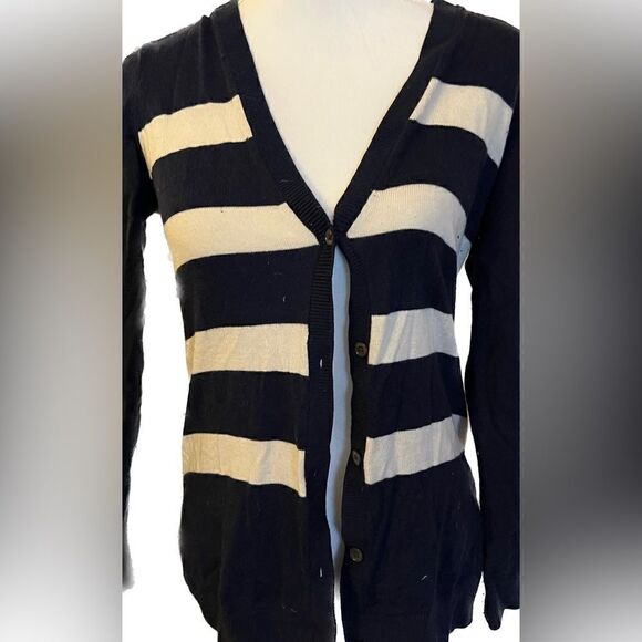 GAP Sweaters - Gap wool blend striped cardigan, great condition